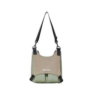 波斯丹顿机能双肩包女背心型户外登山包徒步多功能轻便潮牌背包男