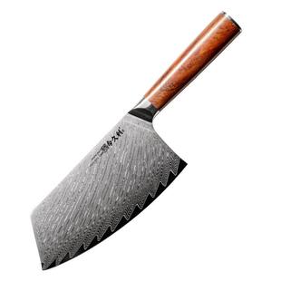 金门菜刀今久利炮弹钢刀套装厨师刀家用切片刀斩切刀锋利手工锻打