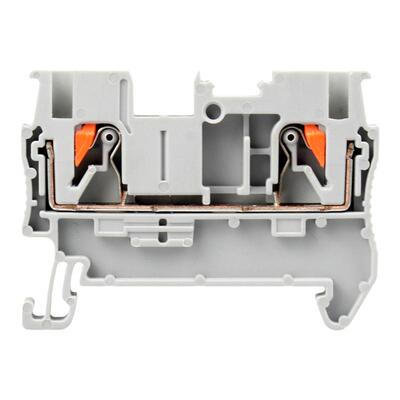 PT2.5/1.5/4/6/10导轨直插式接线端子排PTTB双层TWIN弹簧QUATTRO