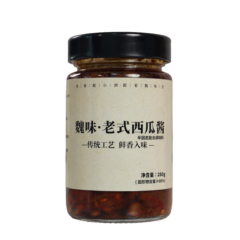 特厨魏味正宗老式西瓜豆酱农家下饭酱河南特产夹馍拌面下饭黄豆酱