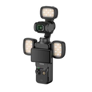 JJC 适用大疆Pocket3磁吸补光灯dji pocket 3灵眸云台运动相机磁吸打光灯配件Vlog拍摄神器便携式迷你口袋灯