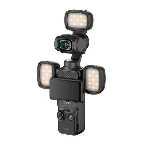 JJC 适用大疆Pocket3磁吸补光灯dji pocket 3灵眸运动相机磁吸打光灯配件Vlog拍摄神器便携式迷你口袋灯