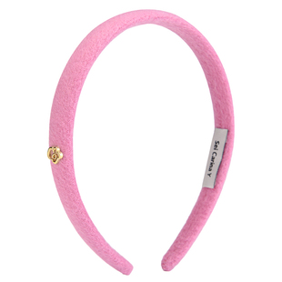 Sei Carina Y花朵logo毛呢细发箍不勒头高级质感法式少女百搭原创