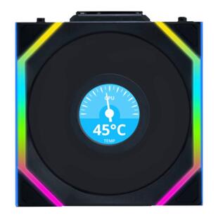 联力一代积木风扇SL逸风无线版Wireless LCD带屏幕电脑机箱散热器