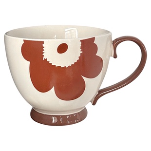 北欧ins高颜值马克杯家用大容量水杯陶瓷情侣牛奶杯燕麦早餐杯子