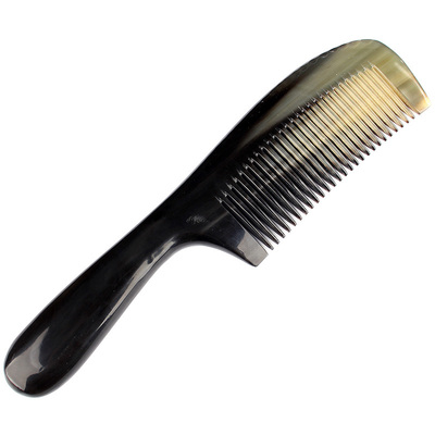 天然牦牛角梳子手工打磨不起静电