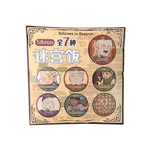 迷宫饭盲盒吧唧徽章盲袋谷子