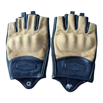 夏季骑行真皮半指手套男女防摔