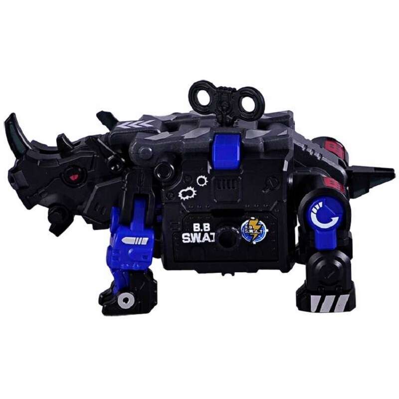 52TOYS猛兽匣蓝盔甲犀牛变形玩具