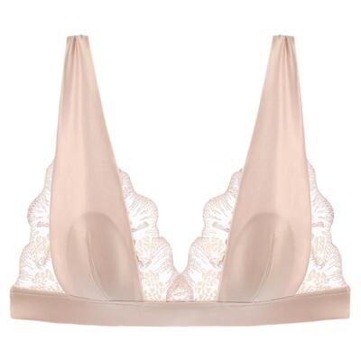 法式蕾丝小胸内衣无钢圈