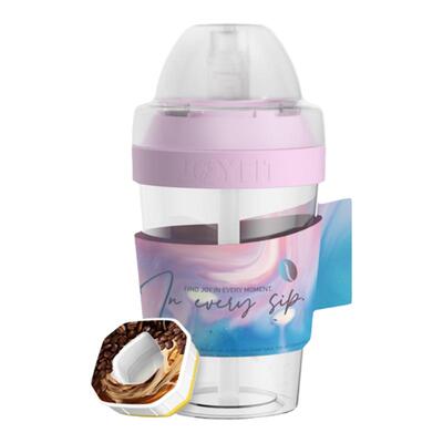 JOYFIT便宜的玩味水杯PP材质白水喝出果汁味便携吸管水杯儿童礼物