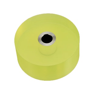 聚氨酯包胶滚轮压轮耐磨PU硅胶轮无动力滚筒轴承胶辊胶轮厂家定做