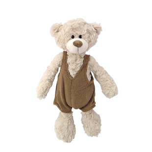 背带裤大象公仔小熊玩偶睡觉抱可爱女生毛绒玩具安抚布娃娃抱抱熊