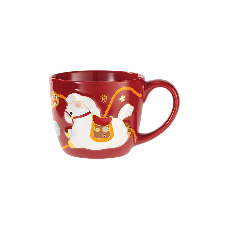 故宫淘宝｜小白驹马克杯文创杯子生日情人节新年马年本命年礼物女