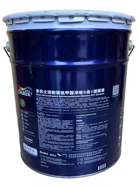 多乐士乳胶漆清新居净味抗甲醛五合一18L面漆内墙家用涂料可调色