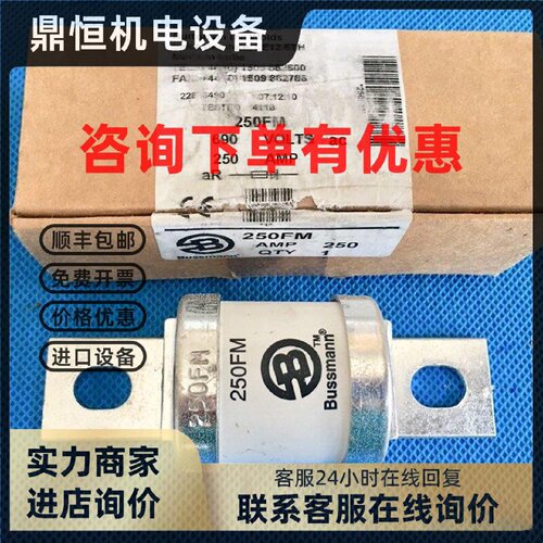 议价250FM  690V 250A Bussmann原装巴斯曼保险-保险丝快熔快速熔