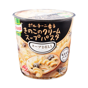 日本进口味之素意大利面奶油蘑菇方便即食意面意粉通心粉速食桶装