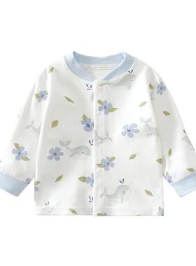 棉恋森婴儿衣服春秋季薄款单上衣