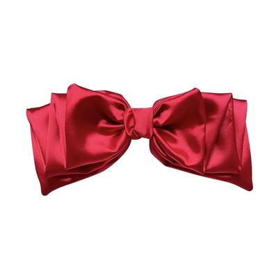 儿童红色大蝴蝶结发夹气质不伤发