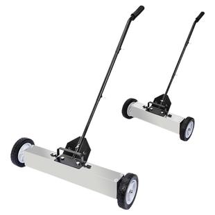 酷安腾手推式磁力吸铁车清扫铁屑工具强磁拾铁车扫把车间铁销清理