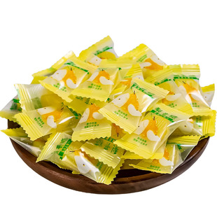 思意达清新秋梨膏糖薄荷糖小零食口气硬质水果糖果包装糖散装