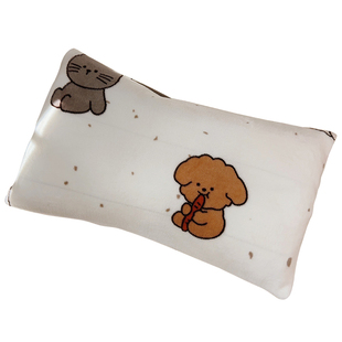 儿童枕套秋冬款牛奶绒婴儿床品新生宝宝床品枕头套幼儿园午睡枕套