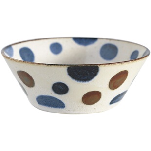 派西系列陶瓷餐具汤碗大面碗日式和风复古家用高脚米饭碗