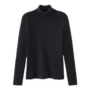 归路归晓谭松韵同款衣服韩版简约显瘦纯棉打底衫高领针织毛衣女