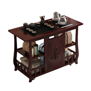 茶几客厅新中式茶桌家用小茶台多功能茶水柜非实木茶具茶台一整套