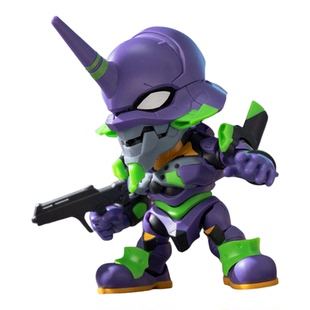 圣斯基X EVA 新世纪福音战士 超可动拼装盲盒