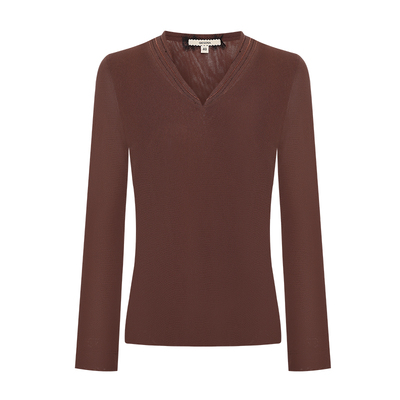 秋冬纯色百搭针织上衣GEGINA