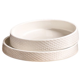 高级感纯白色陶瓷深盘家用2026新款菜盘炒菜碟子碗碟餐具盘子餐盘