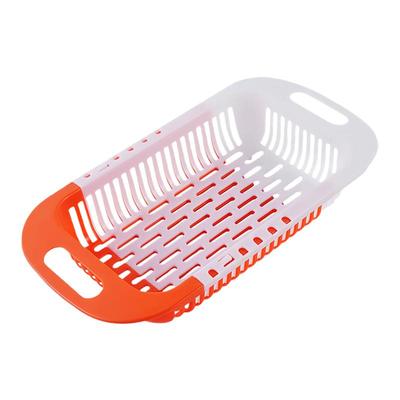 可伸缩沥水篮双层厨房水槽置物架