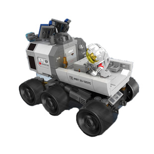 流浪地球积木门框机器人拼装玩具森宝无人机月球车模型儿童礼物