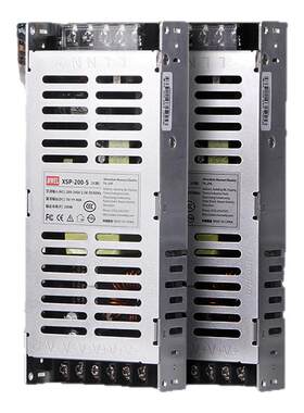 mwel超薄显示屏3C认证走字屏电源220V转5V40A变压器开关电源200W