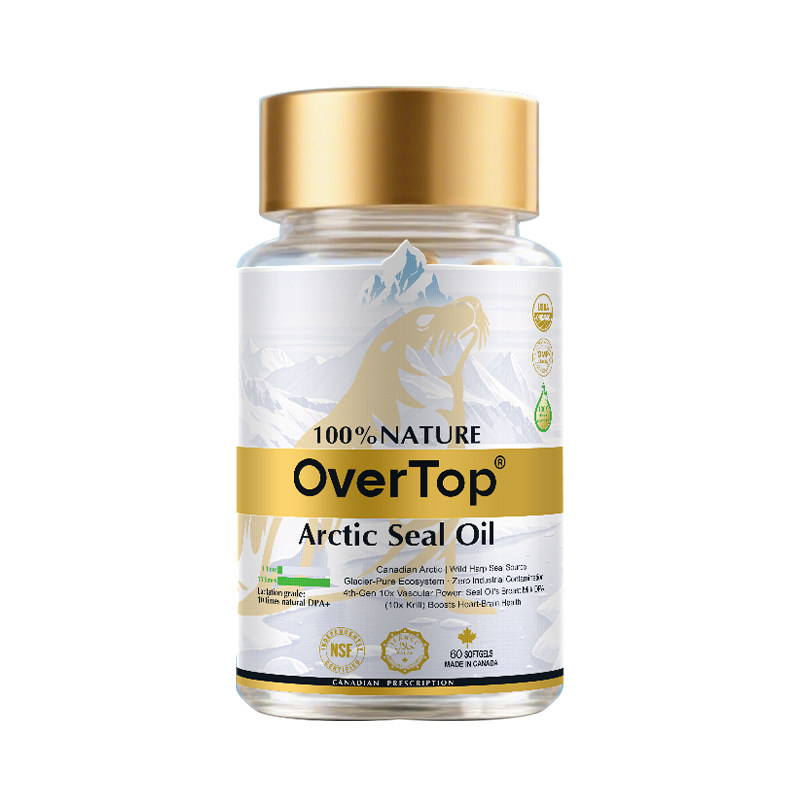 OverTop加拿大进口海豹油关节养护60粒4瓶装