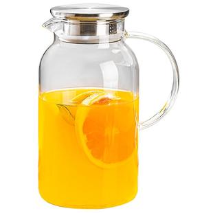 冷水壶玻璃水壶耐高温凉水壶家用储水冷泡茶壶办公室凉水杯大容量