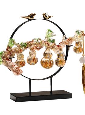 轻奢五福临门葫芦装饰摆件