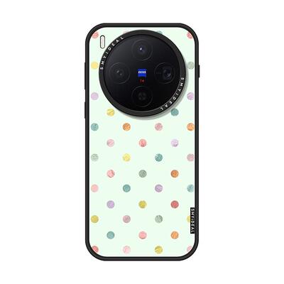 SMYIDEAL思茉伊适用vivox300手机壳x300pro磁吸新款200promimi彩色波点ultra不会撞壳oppofindx9少女风findx8