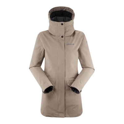 代购lafuma女3in1夹克防水防风保暖户外风衣中长款冲锋衣LAPLAND