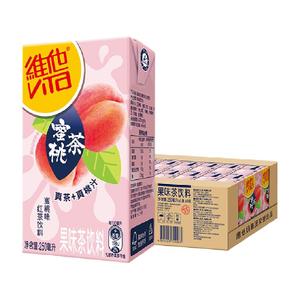 维他蜜桃茶果味茶饮料250ml*24盒