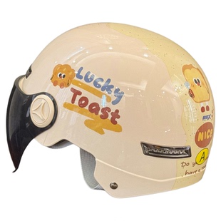 3c认证电动车头盔安全帽夏季半盔双镜片摩托防晒男女通用四季成人