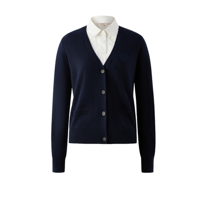 ELAND毛针织衫假两件开衫