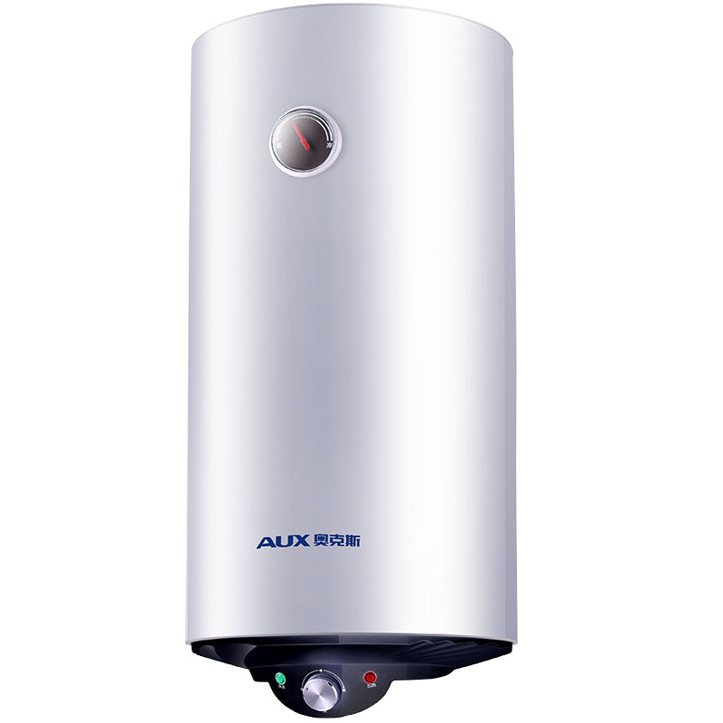 奥克斯竖式电热水器家用储水式立式热水器挂墙4060升竖款圆桶洗澡