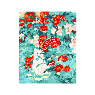 数字油画diy卧室手绘填充