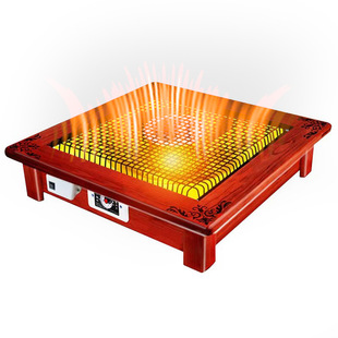 2026新取暖器烤火炉家用节能省电烤火盆实木桌下电烤炉烤脚电火桶