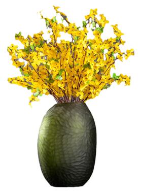 仿真花迎春花小黄花客厅餐厅绢花