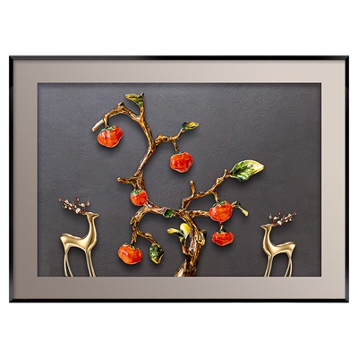 事事如意电表箱装饰画2025新款