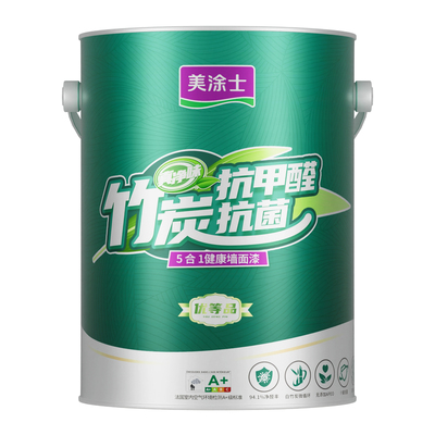 美涂士竹炭抗甲醛抗菌内墙乳胶漆