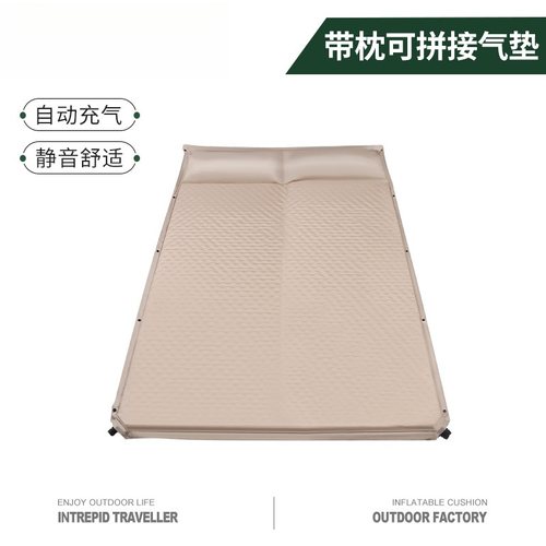 便携加厚自动充气床垫睡野营露营防潮垫户外奶酪垫垫帐篷气垫床
